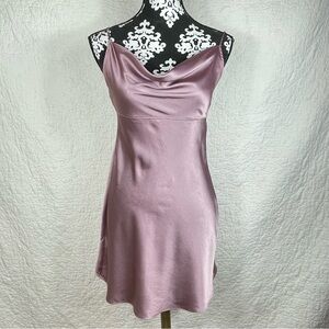 Victoria's Secret Lavender Satin Chemise